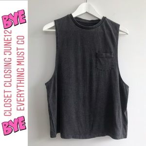 REEBOK STONE WASH MUSCLE TANK